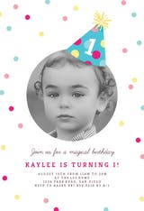 Party Hat - Birthday Invitation